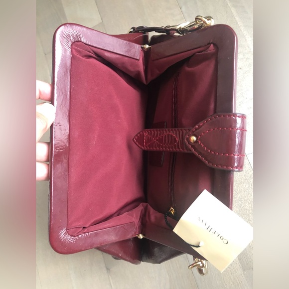 Cole Haan Leather Plum Tote - Picture 3 of 3